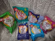 mini beanie babies from McDonalds- all in bags; some open, some sealed 98-2000