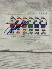 Patrik Laine Signed Card Upper Deck ELECTROMAGNETIC UD JSA COA IP Auto Columbus