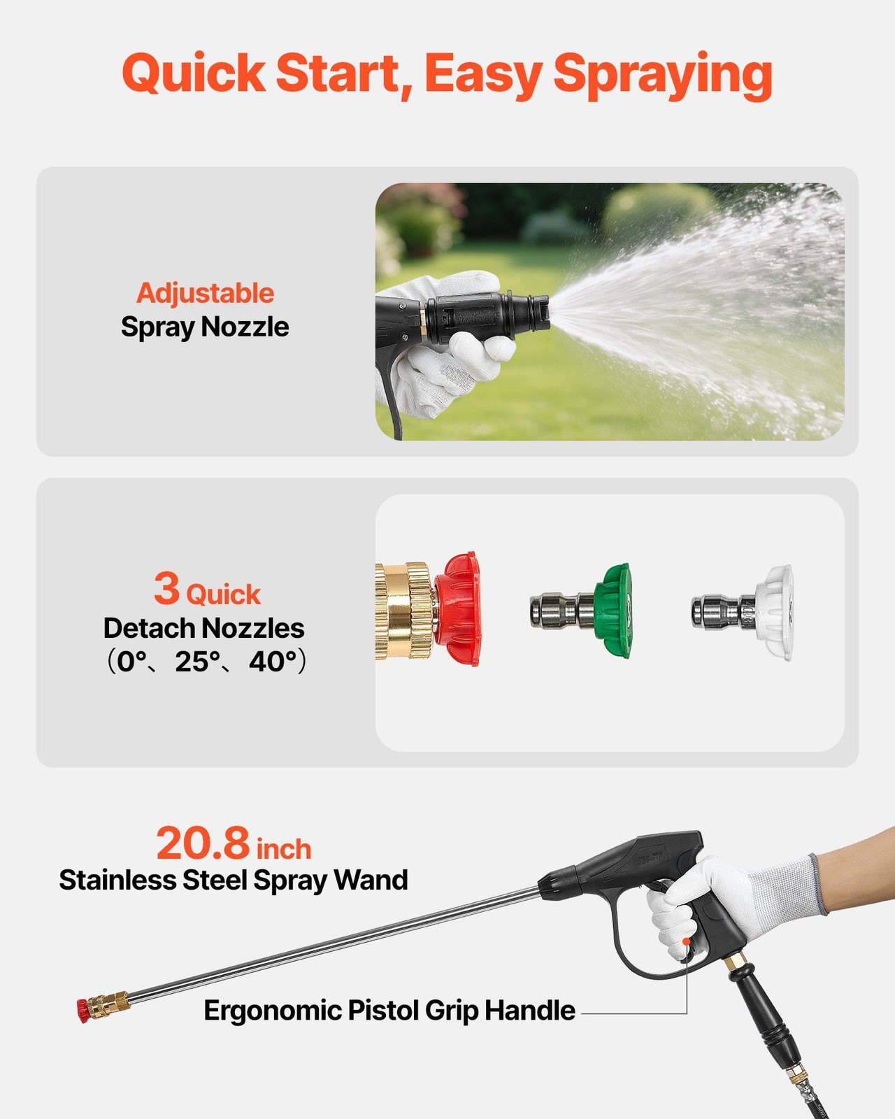 6.5gal 26.5cc 0.9hp gas-powered backpack sprayer with 24in wand and nozzles