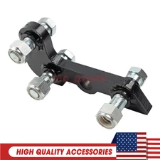 Single L-shaped bracket FOR Mini Excavator Three Holes Hydraulic Clip Thumb US