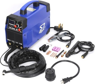 TIG & ARC Welder Gas TIG W/ Argon Stick Welding Dual Function DC Inverter Welder