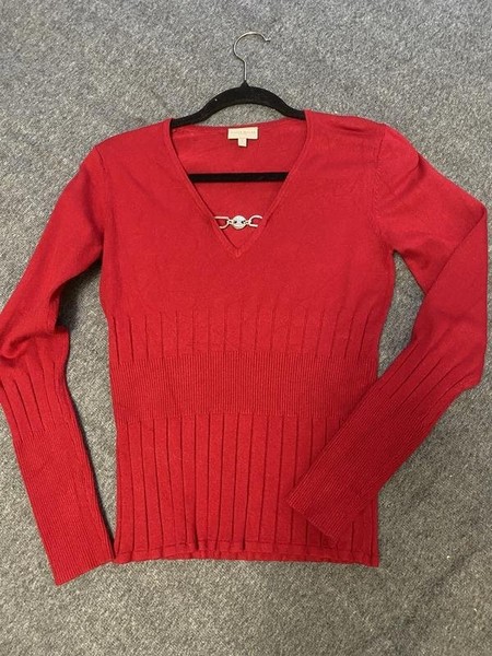 Women Karen Millen Sweater Burgundy 36 / S / 44
