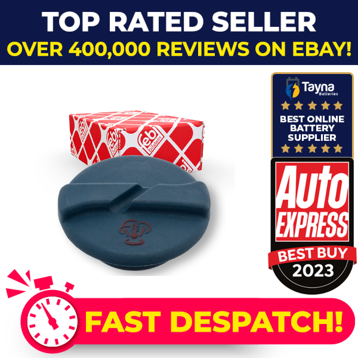 Radiator Cap 40724 Febi 1H0121321D Genuine Top Quality Guaranteed New