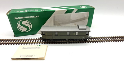 Sachsenmodelle 1:87 H0 14220 Packwagen PwPosti 34 der DRG - grün in OVP
