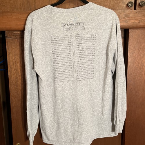 Taylor Swift The 1989 World Tour Long Sleeve Shirt - Med Gildan Concert Swifties - Picture 5 of 5