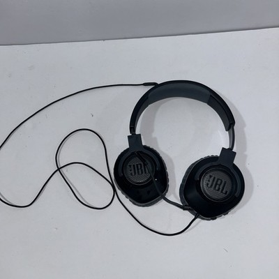 JBL Quantum 100 Wired Gaming Headset   Over-Ear, Detachable Mic, 3.5mm   Black