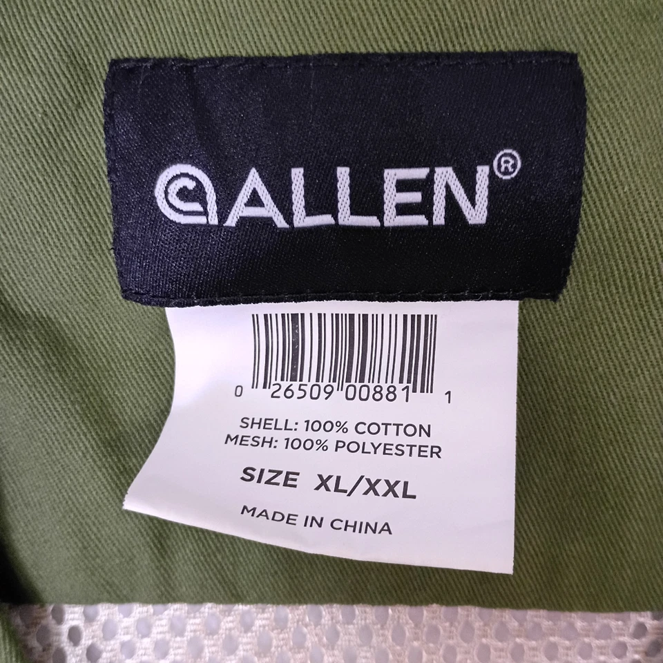 Allen Ace Mesh Back Shooting Vest Shoulder Green XL Pockets Range Outdoors - Image 3 of 4