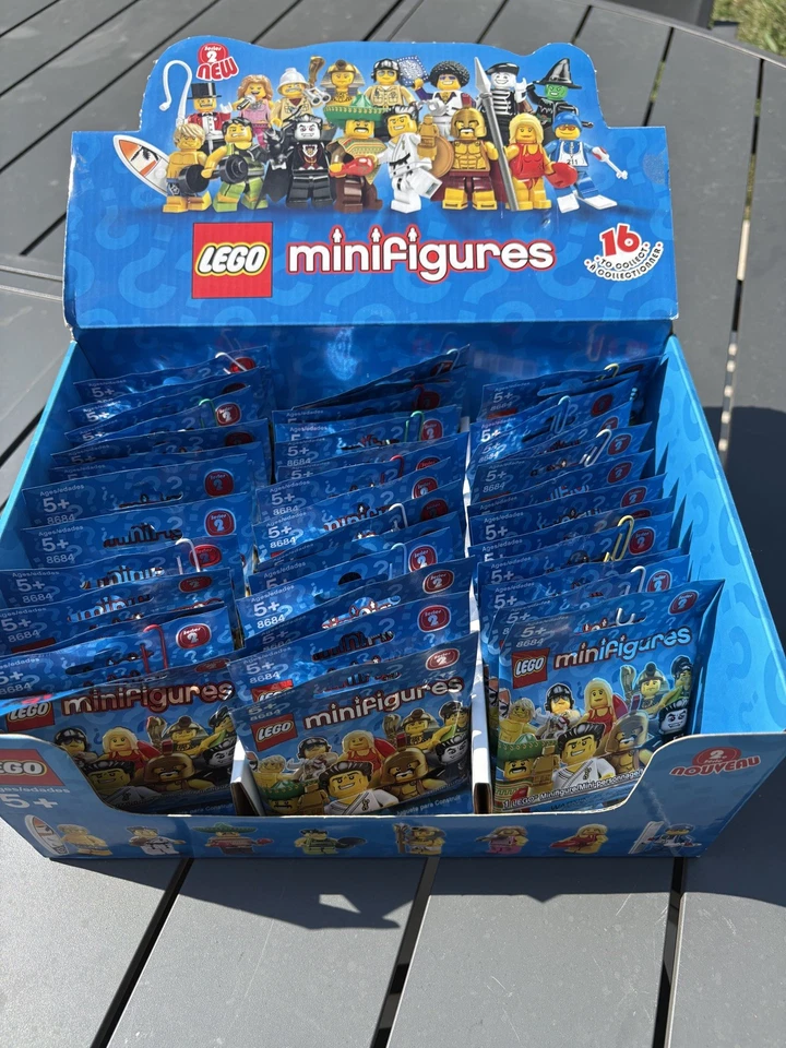 LEGO 8684 SERIE 2 MINIFIGURAS - 2 JUEGOS COMPLETOS DE 16 PAQUETES PRECINTADOS (2010) Foto 4 de 4