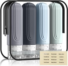 Travel Bottles for Toiletries, 3oz TSA Approved Travel Size Toiletries, Silicone