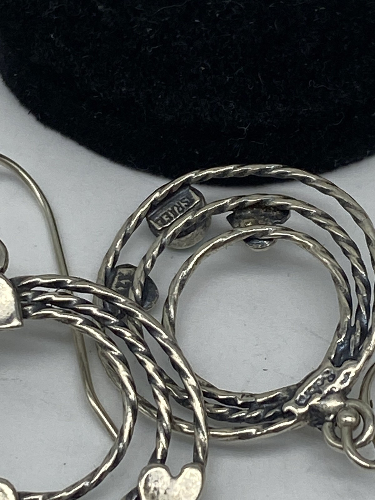 Sterling Silver Assorted Earring Ring Jewelry Bun… - image 6