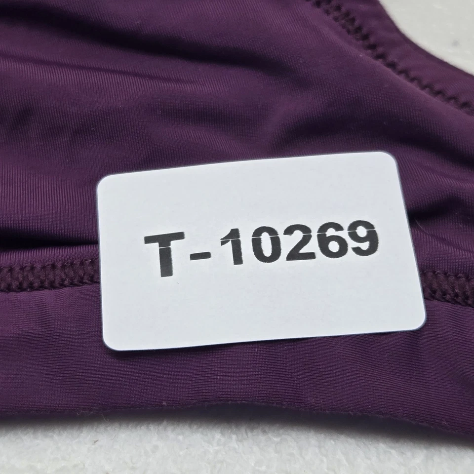 Warners Women Bra 36D Purple Floral Lightly Lined  T Shirt Wireless Lace - Image 2 of 4