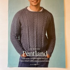 PENTLAND - Bluza obciążeniowa Aran - wzór dziewiarski PAT MENCHINI