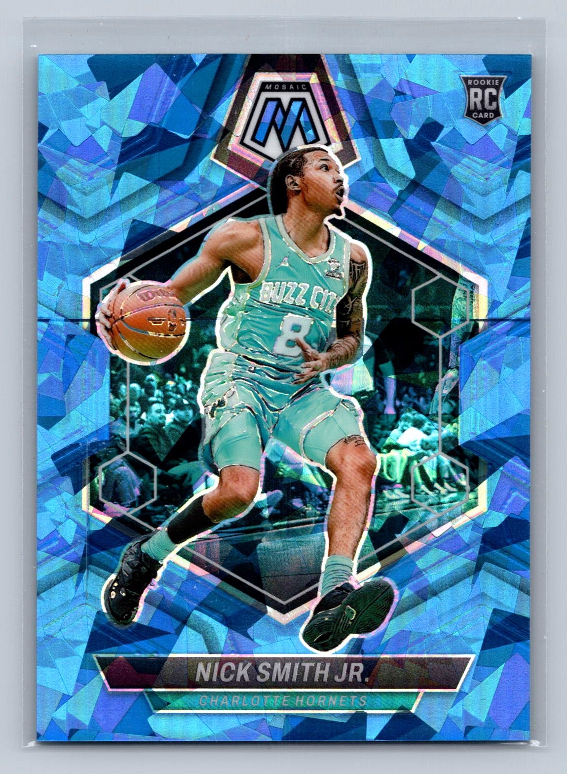 2023-24 Panini Mosaic Nick Smith Jr. #242 Ice #/125 Charlotte Hornets