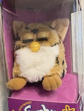 Vtg 1998 Furby Tagger, Electronics 70-800 Black/ Beige Church Mouse New