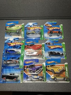 Hot Wheels 2010 Treasure T-Hunt '57 Chevy Nissan Skyline Shelby Cobra Jaded