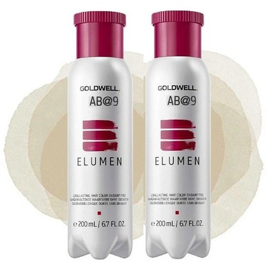 2 PACK GOLDWELL ELUMEN LIGHT AB@9 200ml / 6.7oz