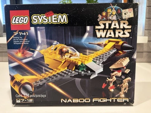 NIB LEGO Star Wars Naboo Fighter 7141 174 pcs Complete Set Sealed