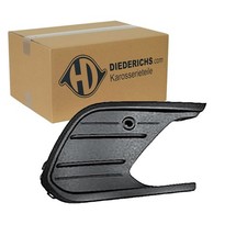 DIEDERICHS BLENDE SCHWARZ STOßSTANGE RECHTS passend für VW POLO ohne NSW