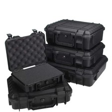 Waterproof Hard Carry Case Tool Box with Pre-Cut Foam Insert Storage Organizer