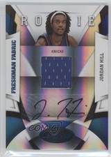 2009 Certified Freshman Fabric Signatures Mirror Blue 33/50 Jordan Hill Auto 0o9