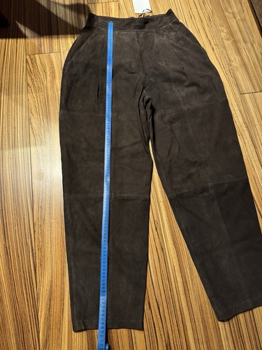 ZARA Hose 100% Wildleder Limited Edition Größe: M Dunkelbraun - Bild 19 von 20