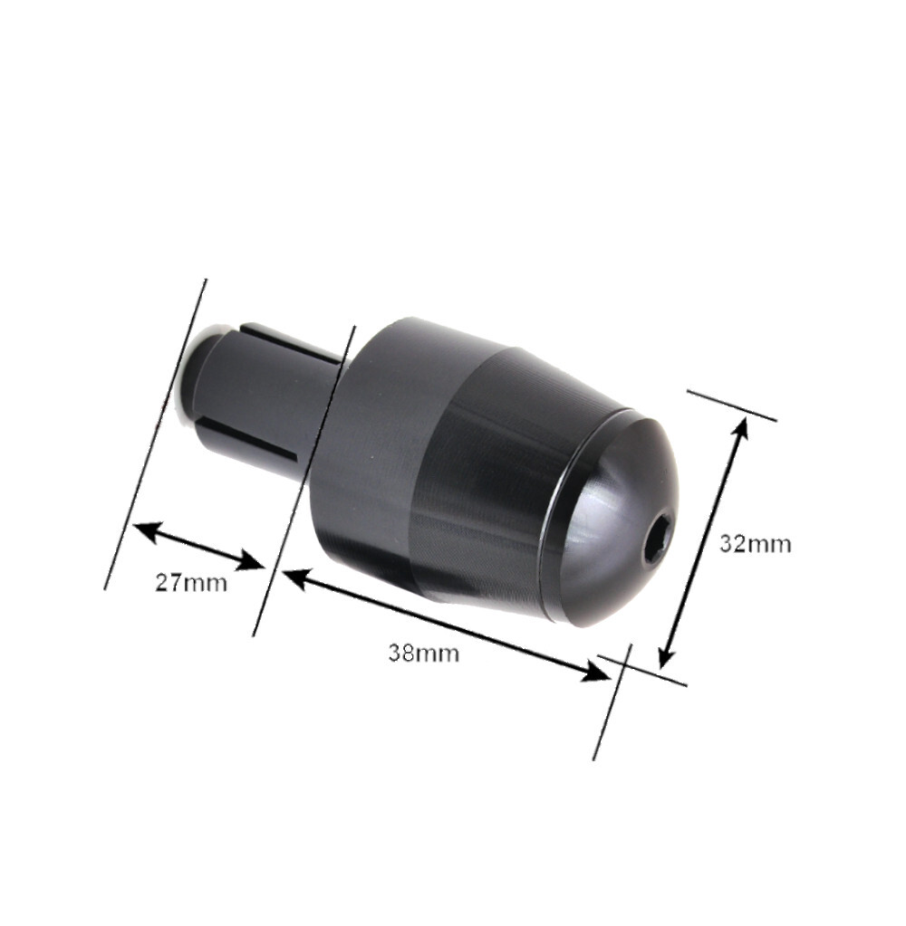 CNC Aluminum Handlebar End Plugs For Kawasaki Ninja ZX-6R 636 1995