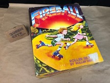 Vintage Fireball Roller Skates "Roller Derby" kids size 1 blue/white/red box