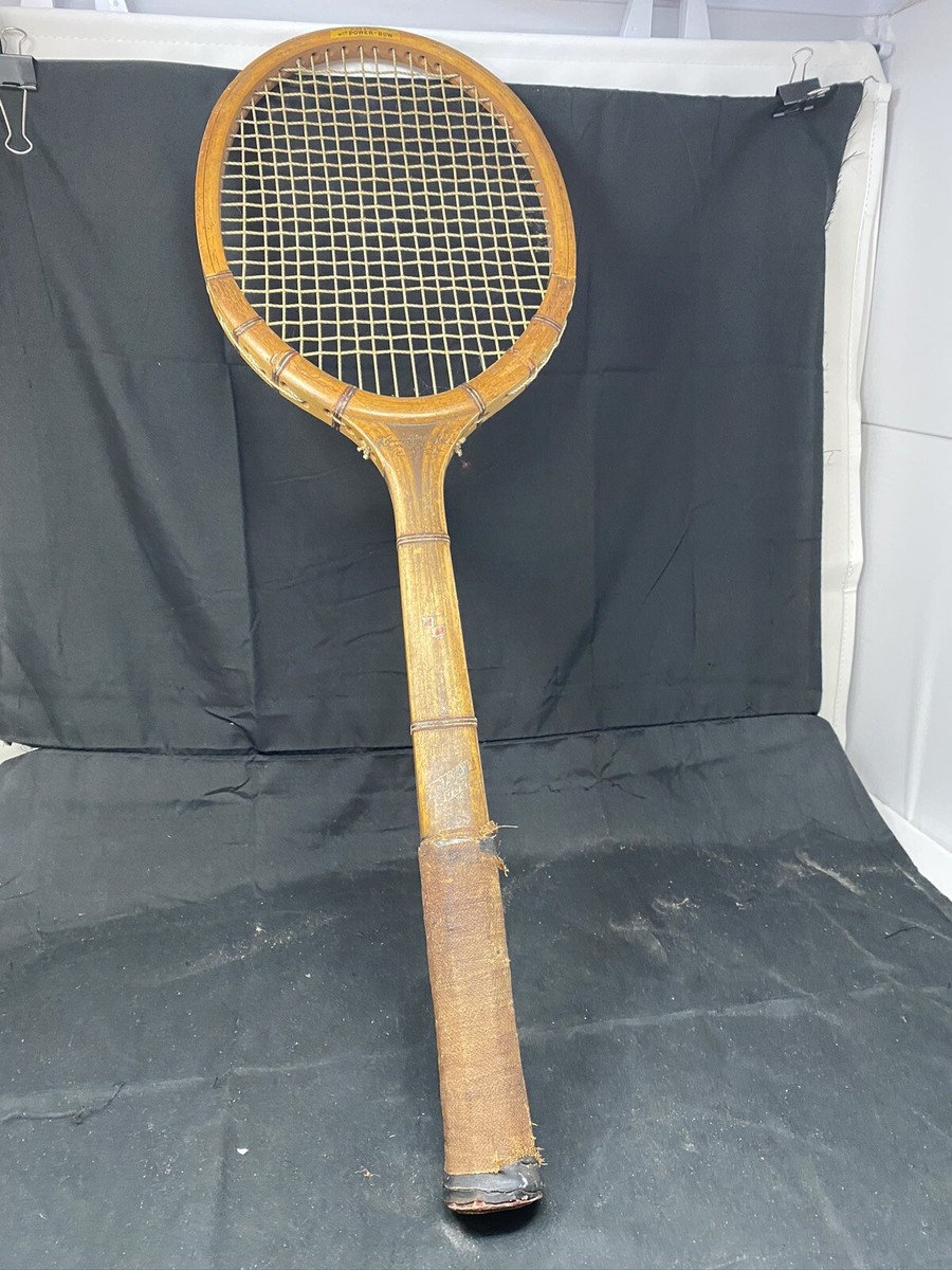 Raquette de tennis antique 1908 Harry C Lee & Company pilote new