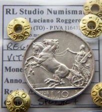 AB034-R. D'ITALIA - Vitt. Eman. III - 10 Lire 1928*