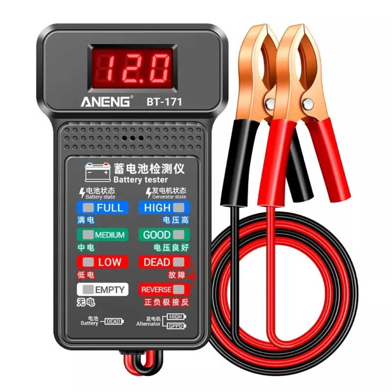 Car Battery Tester 12V Cranking Charging Tester Battery Analyzer