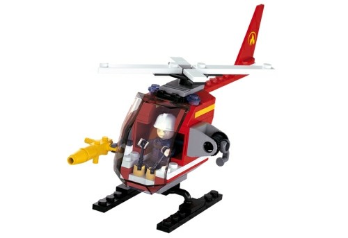 SLUBAN FIRE SERVICES HELICOPTER (77 PIECES) M38-B0622D
