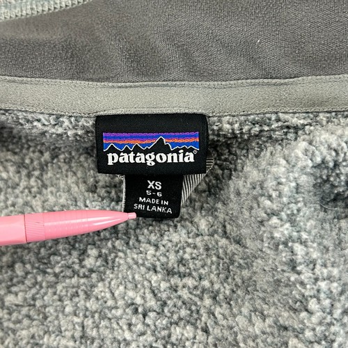 Patagonia Better Sweater Youth Extra Small 5-6 Gray Jacket Camping Full Zip Boys - Picture 2 of 11