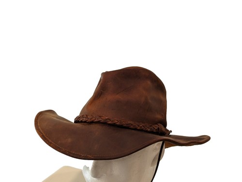 Vintage San Zeno Cowboy Western Festival Hat Brown Suede  display picture 1