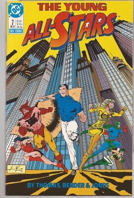 YOUNG ALL-STARS, THE #7 - SOMEWHERE IN THIS FAVORED LAND! - DC - 1987