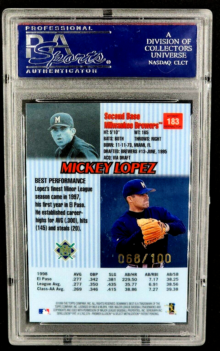その他 1999 Bowman's Best Atomic Garciaparra 1995 Bowman Gold #249 Nomar Garciaparra PSA 10 GEM MT Prime