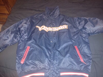 Vintage Rocawear Bomber Jacket Hip Hop Rap New York Navy Blue