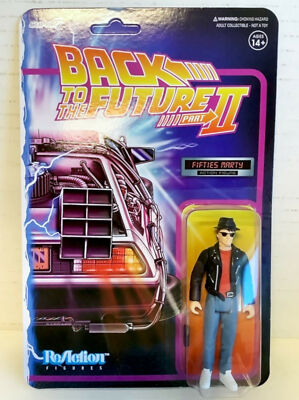 NEW Super7 Back to the Future Part II FIFTIES MARTY McFly 1950s 3.75'' Figure