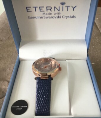 【稼働】【美品】Swarovskiエターニティ腕時計ジュエリーウォッチ ETERNITY Watch with Genuine SWAROVSKI CRYSTALS. | eBay