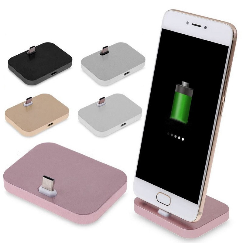 USB Type-C Docking Base Cradle USB-C Dock Supporting Station For Mobile  Phones