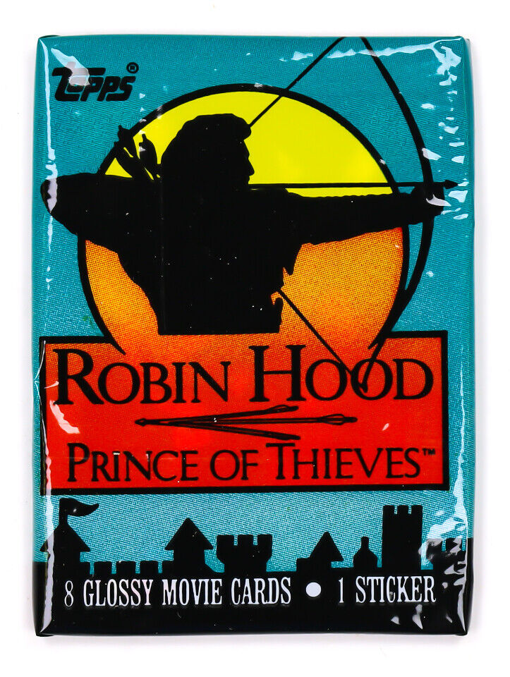 Robinhood Prince of Thieves Vintage Trading Cards ONE Pack 1991 Topps