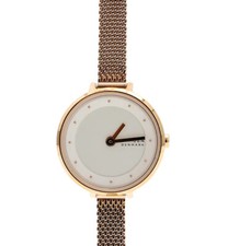 Skagen F1309 Womens Rose Gold SKW3043 22 mm Gitte Lille Two-Hand Watch