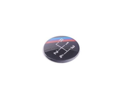 BMW Gearshift Emblem Badge E30 E28 E24 4 Speed M Technic Round Genuine 1220953
