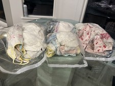 1965 -1970 Vintage Baby Clothes Hospital Gowns Bibs Sandals Hats Booties Pacifi