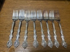  40 International Silverplate INTERLUDE Set of 8 NEW OLD STOCK Flatware READ