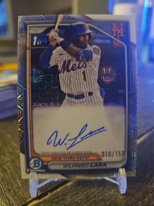 2024 Bowman Chrome Wilfredo Lara 1st Bowman HTA Choice Refractor Auto #18/150