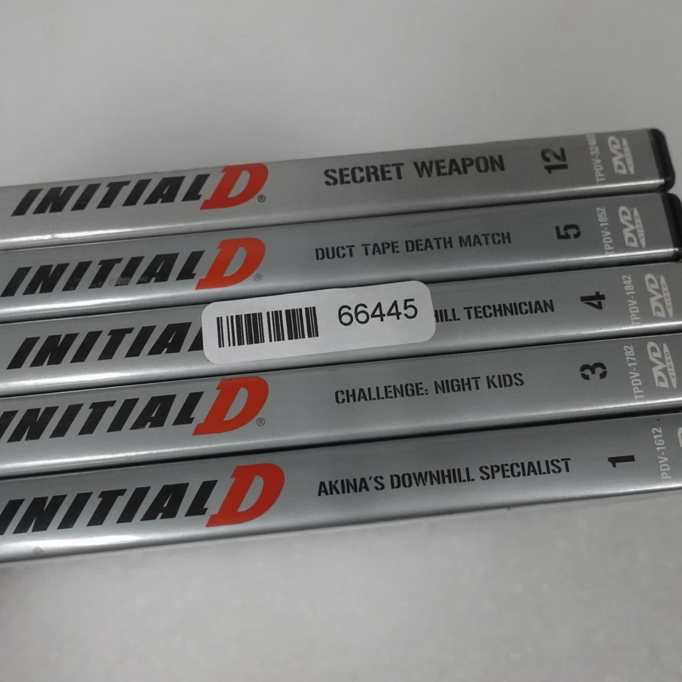 Initial D Battle 1, 3, 4,5, and 12 5 DVD Lot Anime Series Battle Tokyo Pop - Image 3 of 3