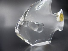 Goebel Figur/ Trophäe Fisch 0VP und Etikette 24 % Bleikristall massiv