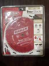 DIABLO D1072CD 10in. x 72-Teeth TrexBlade Circular Saw Blade