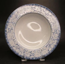 Oneida Blue Heather 9" Rim Soup Bowl in Excellent Condition