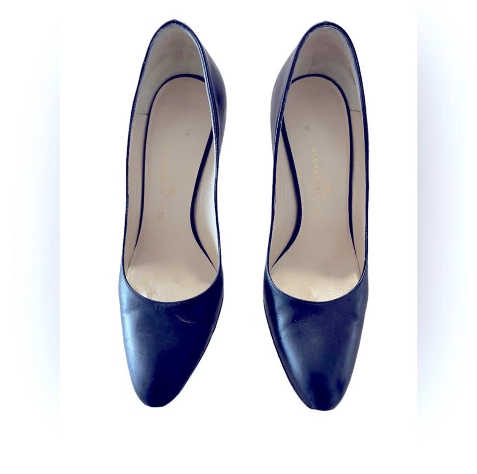 Zapatos de salón Alexandra Neel clásicos de cuero negro para mujer - talla UE 36 Foto 3 de 4